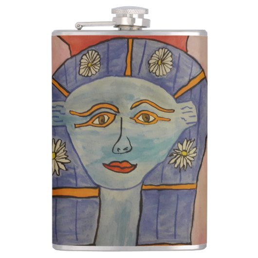 Ägyptische Göttin Flachmann (Vorderseite)