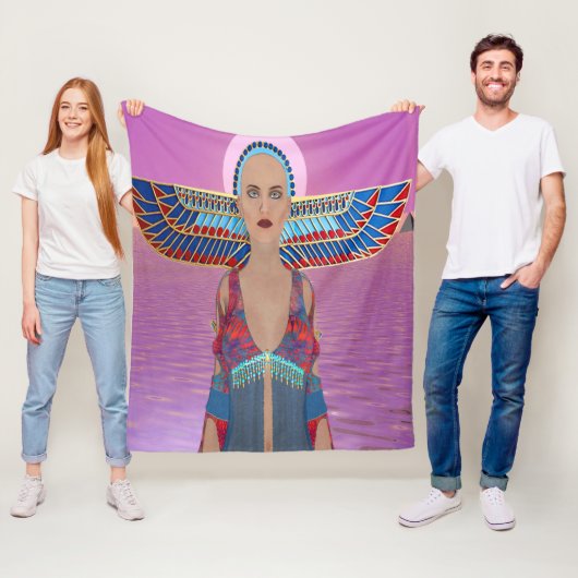 Ägyptische Göttin Fleece Blanket (Beispiel)
