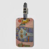 Ägyptische Göttin Gepäckanhänger (Vorderseite Vertikal)