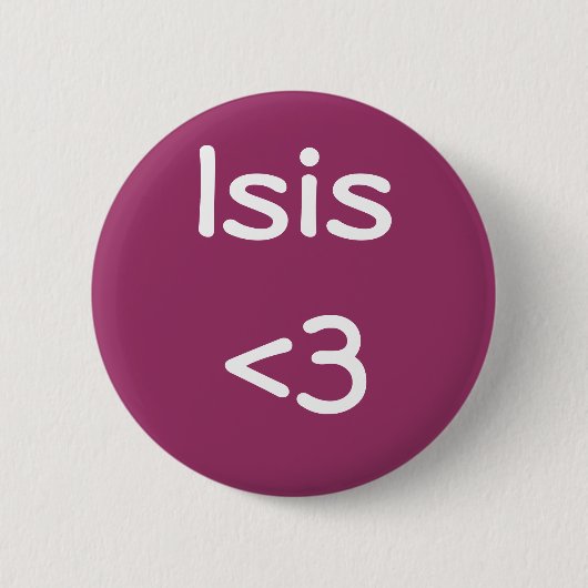 Ägyptische Göttin - Isis Liebe Abzeichen Button (Vorderseite)