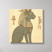 Ägyptische Göttin Leinwand Kunst (Vorderseite)