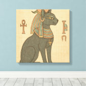 Ägyptische Göttin Leinwand Kunst (Insitu (Holzboden))