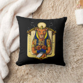 Ägyptische Göttin Lioness Sekhmet God Bastet Kissen (Decke)