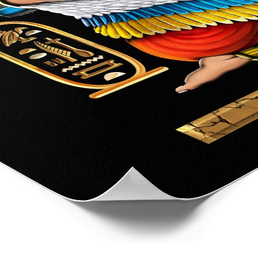 Ägyptische Göttin Maat Isis Poster (Ecke)