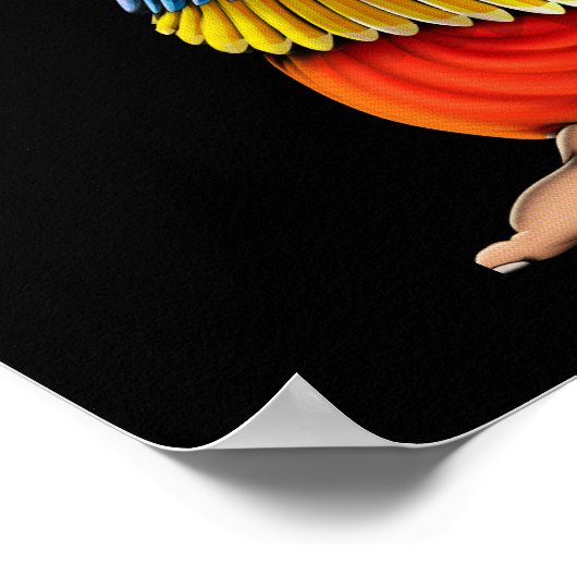 Ägyptische Göttin Maat Poster (Ecke)