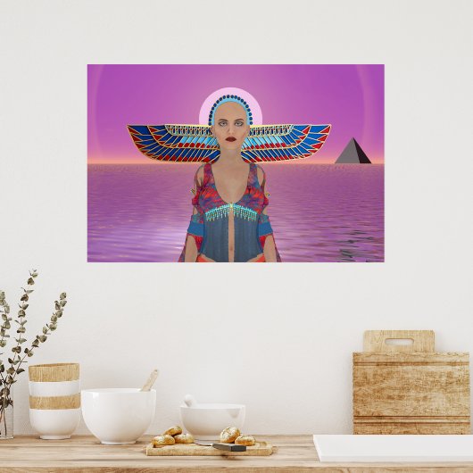 Ägyptische Göttin Poster (Küche)