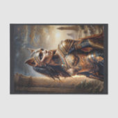 Ägyptische Göttin Sekhmet die Blutdurstin Seidenpapier (Vorderseite)