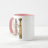 ägyptische Göttin Tasse (Vorderseite Links)