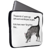 Ägyptische Gray Tabby Cat Laptopschutzhülle (Vorne Rechts)