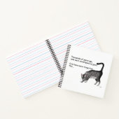 Ägyptische Gray Tabby Cat Notizblock (Innenseite)