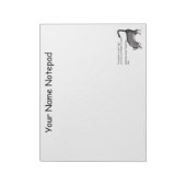 Ägyptische Gray Tabby Cat Notizblock (Rotiert)