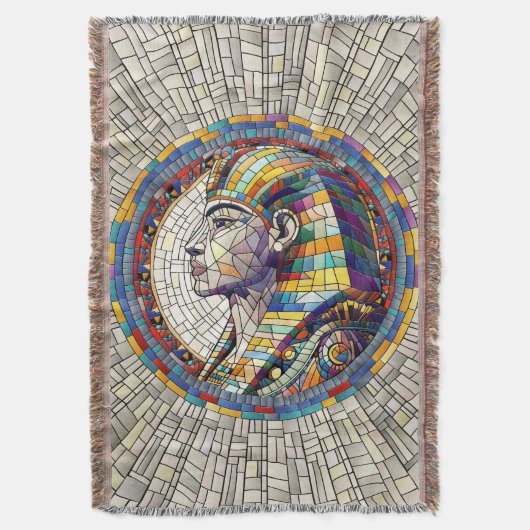 Ägyptische Große Sphinx - Mosaikkunst Decke (Vorderseite Vertikal)