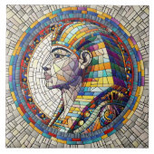 Ägyptische Große Sphinx - Mosaikkunst Fliese (Vorderseite)