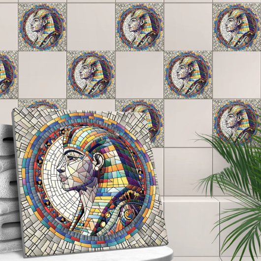 Ägyptische Große Sphinx - Mosaikkunst Fliese