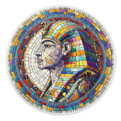 Ägyptische Große Sphinx - Mosaikkunst Keramikknauf (Vorderseite)