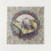 Ägyptische Große Sphinx - Mosaikkunst Wandteppich (Vorderseite (Horizontal))