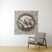 Ägyptische Große Sphinx - Mosaikkunst Wandteppich (Beispiel (Horizontal))