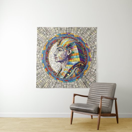 Ägyptische Große Sphinx - Mosaikkunst Wandteppich (Beispiel)
