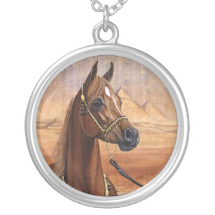 Ägyptische Halskette Prinzessin Arabian Pferde