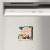 Ägyptische Handelskarte 1899 Magnet (In Situ (Geschirrspüler))