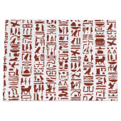 Ägyptische Hieroglyph große Geschenktasche Geschenktüte (Vorderseite)