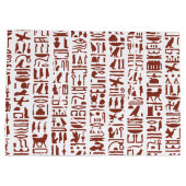 Ägyptische Hieroglyph große Geschenktasche Geschenktüte (Rückseite)