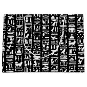 Ägyptische Hieroglyph große Geschenktasche Geschenktüte (Vorderseite)