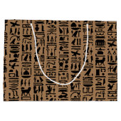 Ägyptische Hieroglyph große Geschenktasche Große Geschenktüte (Rückseite)