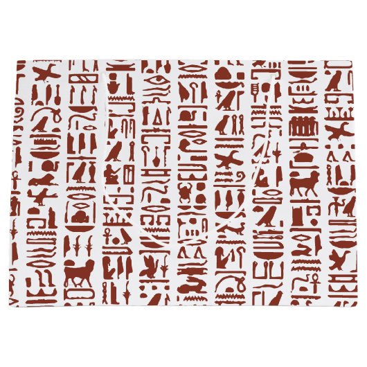 Ägyptische Hieroglyph große Geschenktasche Große Geschenktüte (Vorderseite)