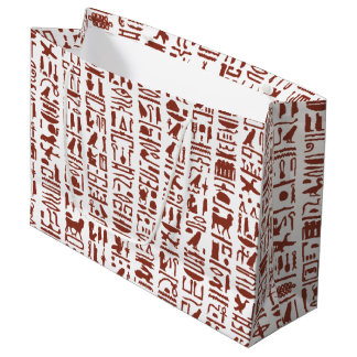 Ägyptische Hieroglyph große Geschenktasche Große Geschenktüte