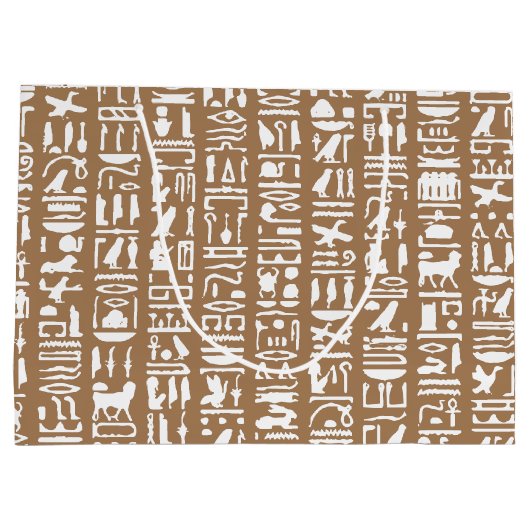 Ägyptische Hieroglyph Große Geschenktüte (Rückseite)
