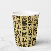 Ägyptische Hieroglyph Pappbecher (Rückseite)
