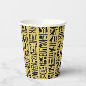 Ägyptische Hieroglyph Pappbecher (Links)