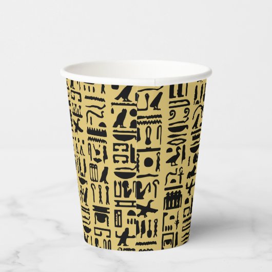 Ägyptische Hieroglyph Pappbecher (Rechts)