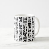 Ägyptische Hieroglyph-Tasse Kaffeetasse (VorderseiteRechts)