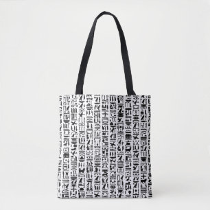 Ägyptische Hieroglyph Tote Tag Tasche