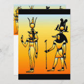 ägyptische Hieroglyphen (Vorne/Hinten)