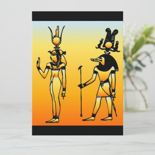 ägyptische Hieroglyphen (Stehend Vorderseite)