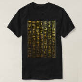 Ägyptische Hieroglyphen - Altes Ägypten T-Shirt (Design vorne)