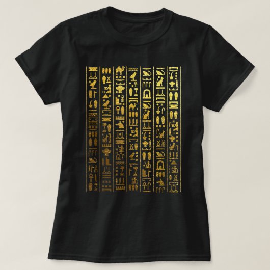 Ägyptische Hieroglyphen - Altes Ägypten T-Shirt (Design vorne)