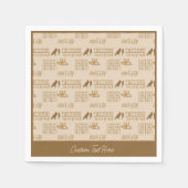 Ägyptische Hieroglyphen Antikes Ägypten Exotik Serviette (Vorderseite)