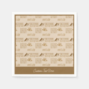 Ägyptische Hieroglyphen Antikes Ägypten Exotik Serviette