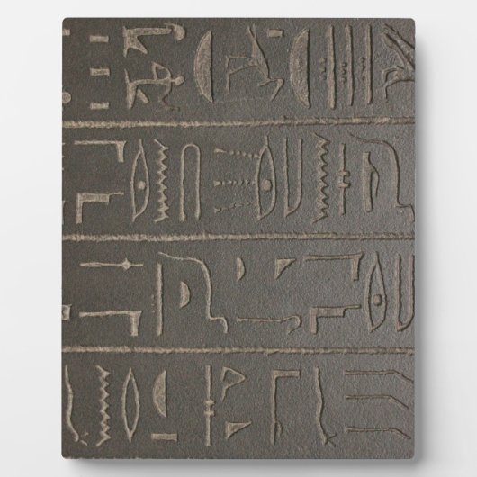 Ägyptische Hieroglyphen Antikes Ägypten Schrift Sy Fotoplatte (Vorderseite)