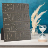 Ägyptische Hieroglyphen Antikes Ägypten Schrift Sy Fotoplatte (Seite)