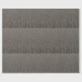 Ägyptische Hieroglyphen Antikes Ägypten Schrift Sy Geschenkpapier (Flach)