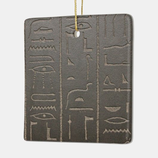 Ägyptische Hieroglyphen Antikes Ägypten Schrift Sy Keramikornament (Links)
