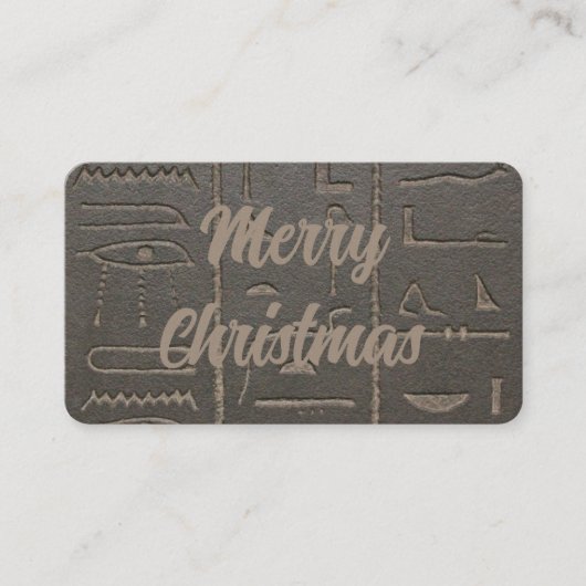 Ägyptische Hieroglyphen Antikes Ägypten Schrift Sy Visitenkarte (Vorderseite)