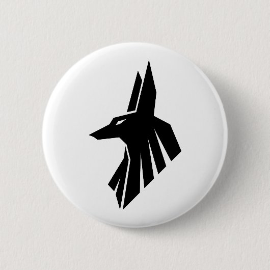 Ägyptische Hieroglyphen - Anubis Button (Vorderseite)