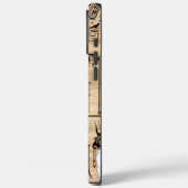Ägyptische Hieroglyphen auf Papyrus Case-Mate iPhone Hülle (Rückseite / Links)