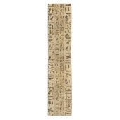 Ägyptische Hieroglyphen auf Papyrus Kurzer Tischläufer (Vorderseite)